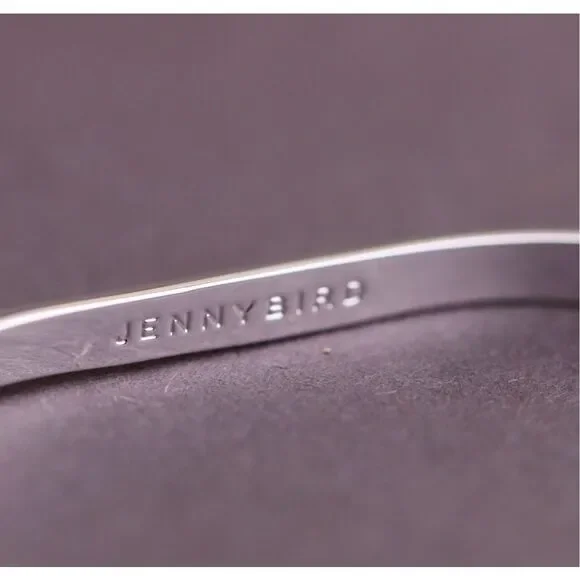 Jenny Bird rectangle cushion bangle silver excellent condition - Picture 4 of 6